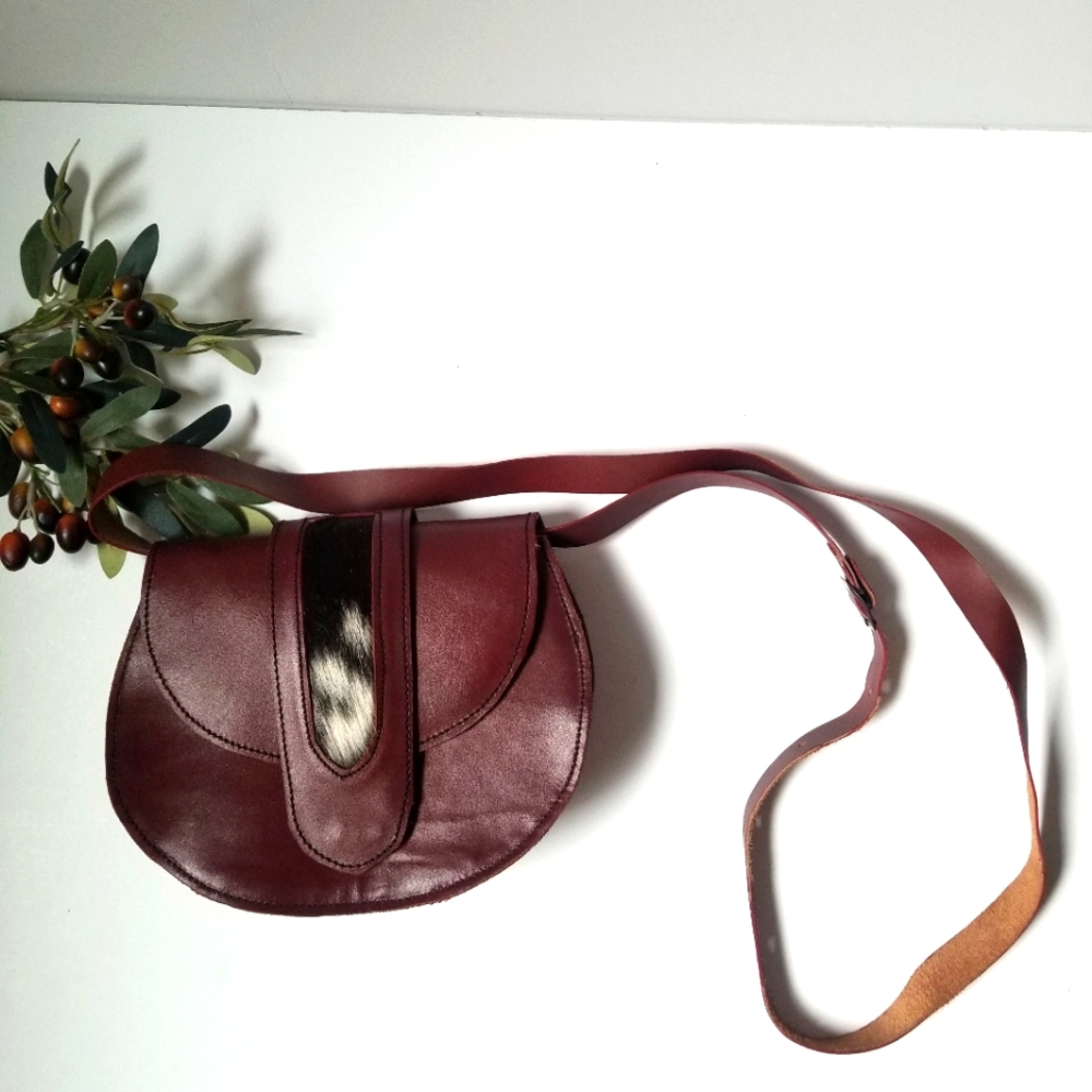 Feaux Leather Crossbody Purse